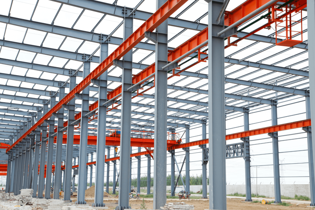 Khung kết cấu thép nhà xưởng tiền chế HP Steel
