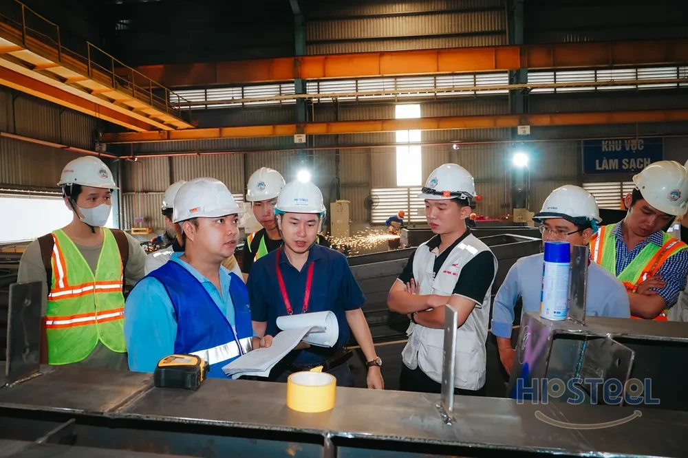 HP Steel đón đoàn sinh viên BDU đến tham quan kiến tập